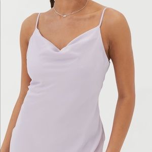 UO Mallory Cowl Neck Slip Dress